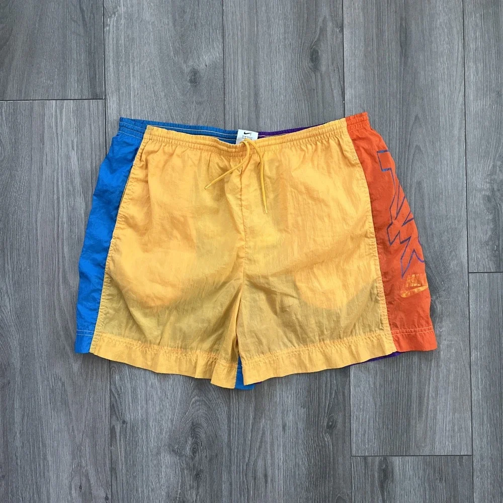 VTG Nike AIR Men's M/L Swim Trunks Multicolor 90s